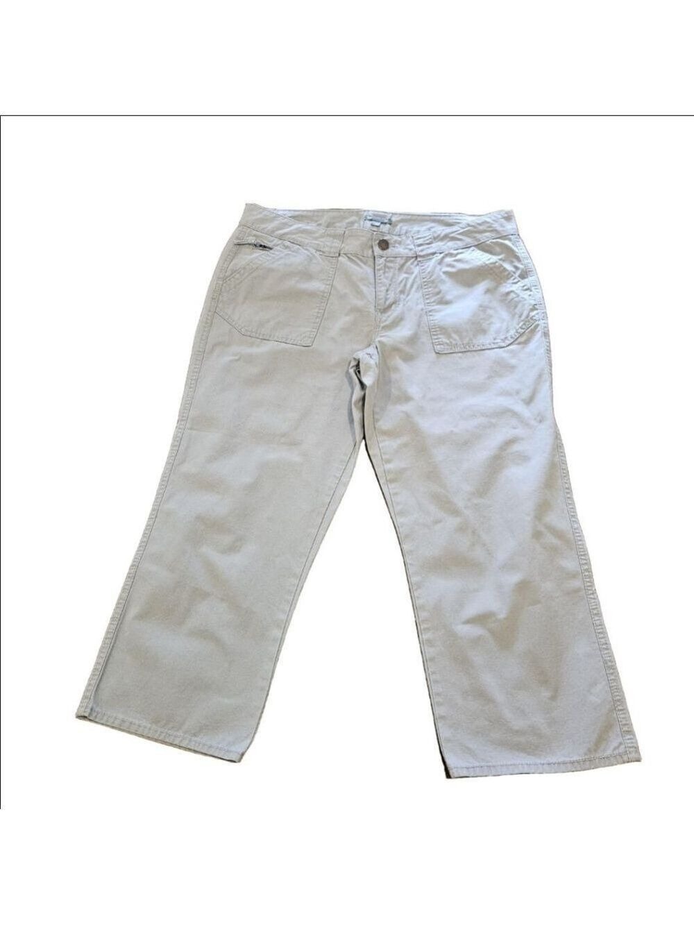 Women's Gap Gray Cropped Pants Size 14